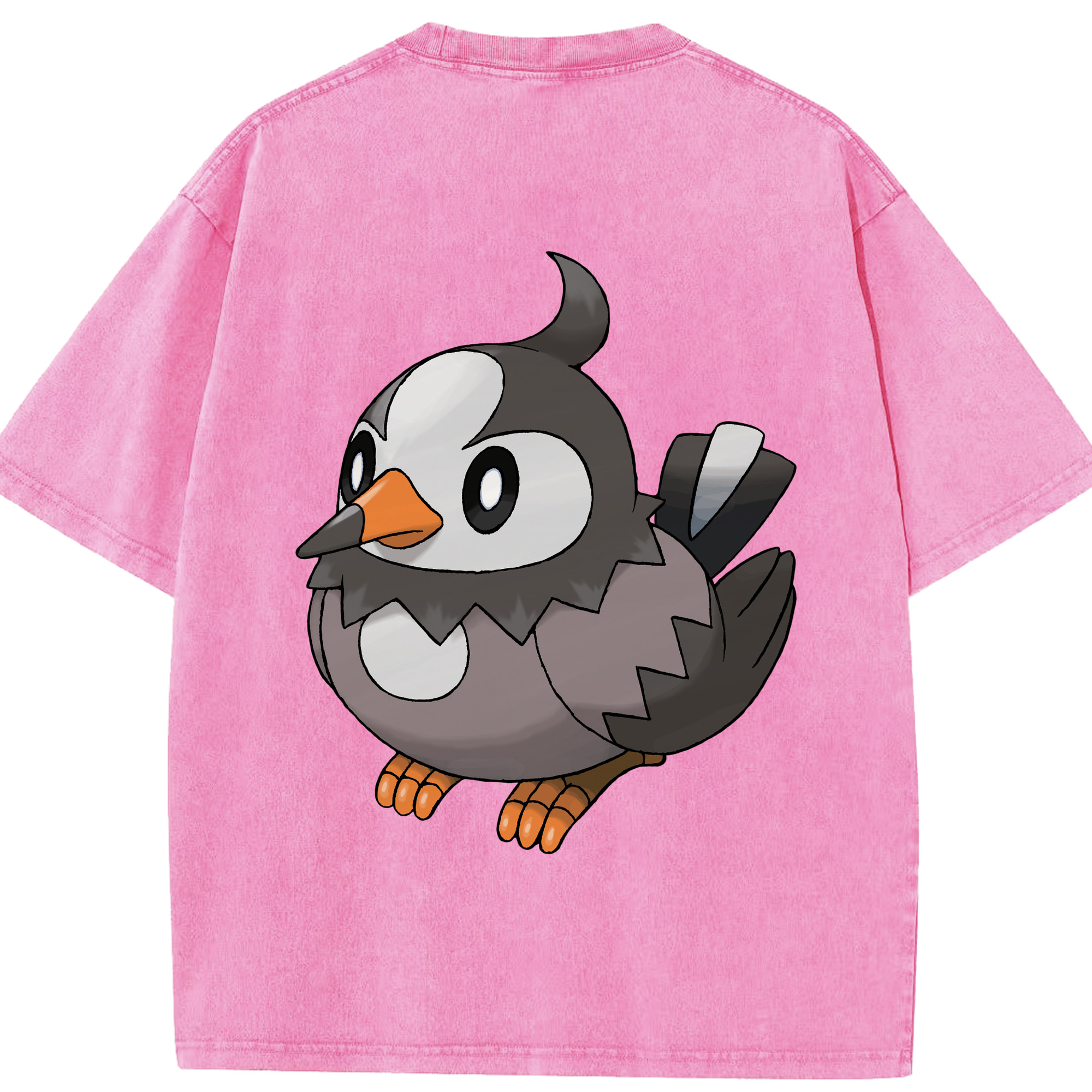 （画像用） ポケットモンスター Pokémon 綿100% ヴィンテージ風 半袖Tシャツ（背面プリント）
